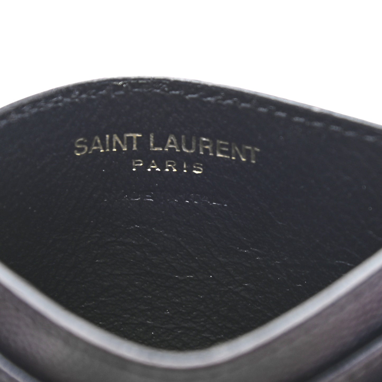 Grain De Poudre Matelasse Chevron Monogram Credit Card Case Deep Marine