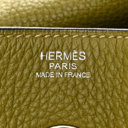 Hermes Taurillon Clemence Lindy 30 Vert Chartreuse 6 of 13