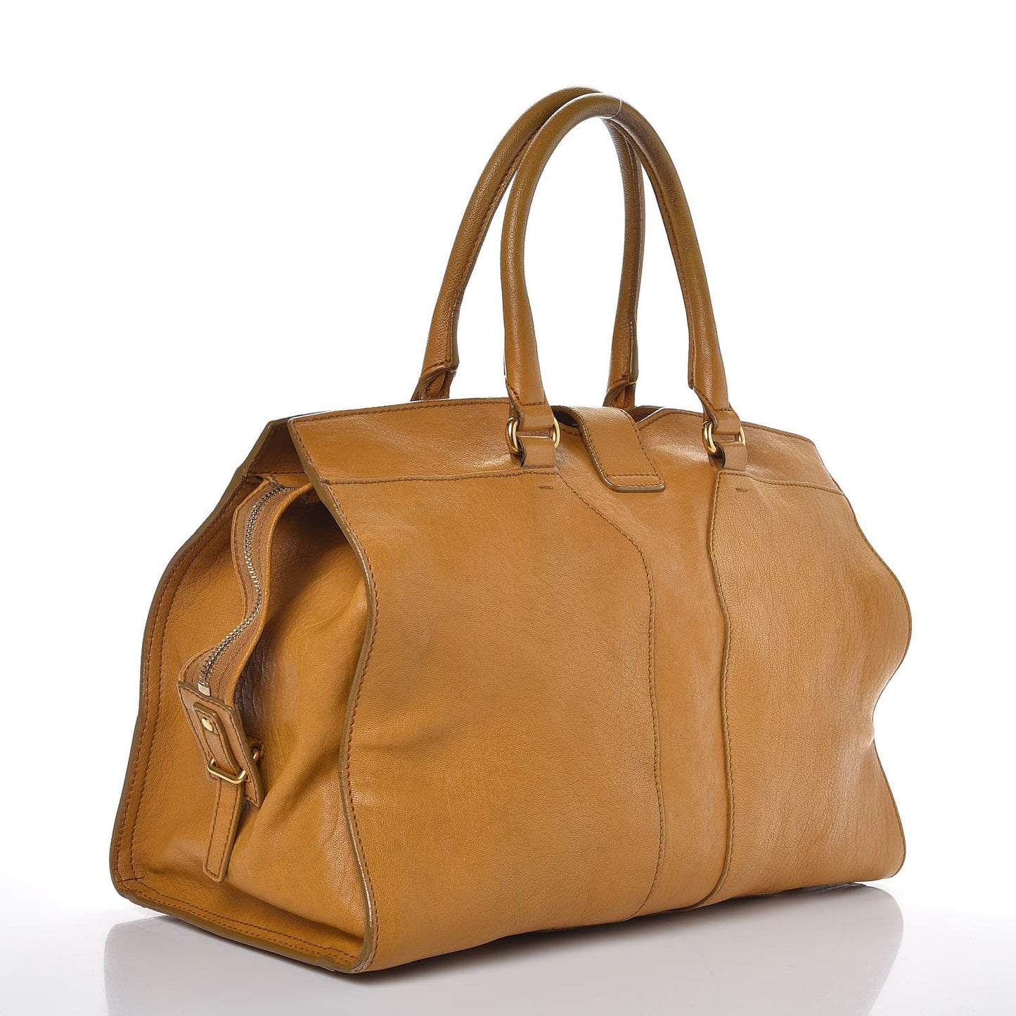 Sheepskin Medium Cabas ChYc Mustard
