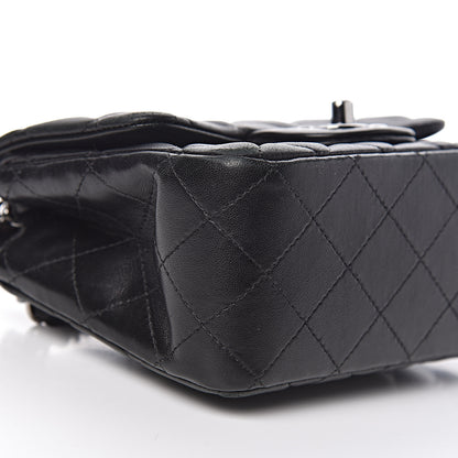 Chanel Lambskin Quilted Mini Square Flap Black 5 of 13