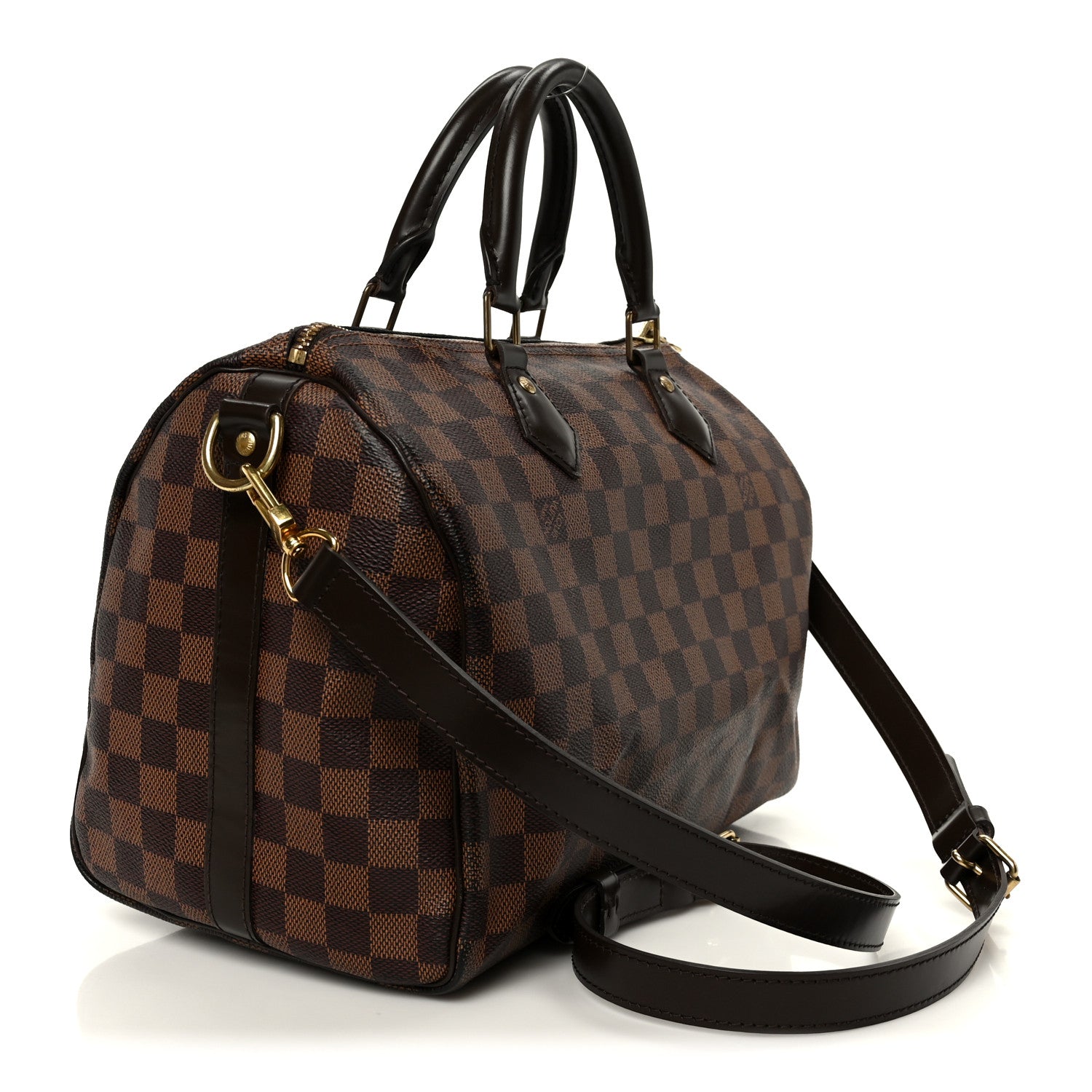 Louis Vuitton Damier Ebene Speedy Bandouliere 30 3 of 10