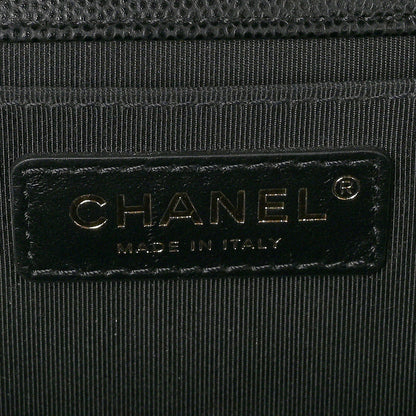 Chanel Caviar Quilted Medium Boy Flap Black 6 of 11