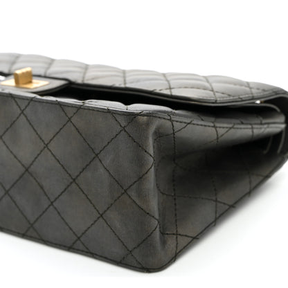 Chanel Metallic Calfskin Quilted 2.55 Reissue 226 Flap Charcoal 10 of 10
