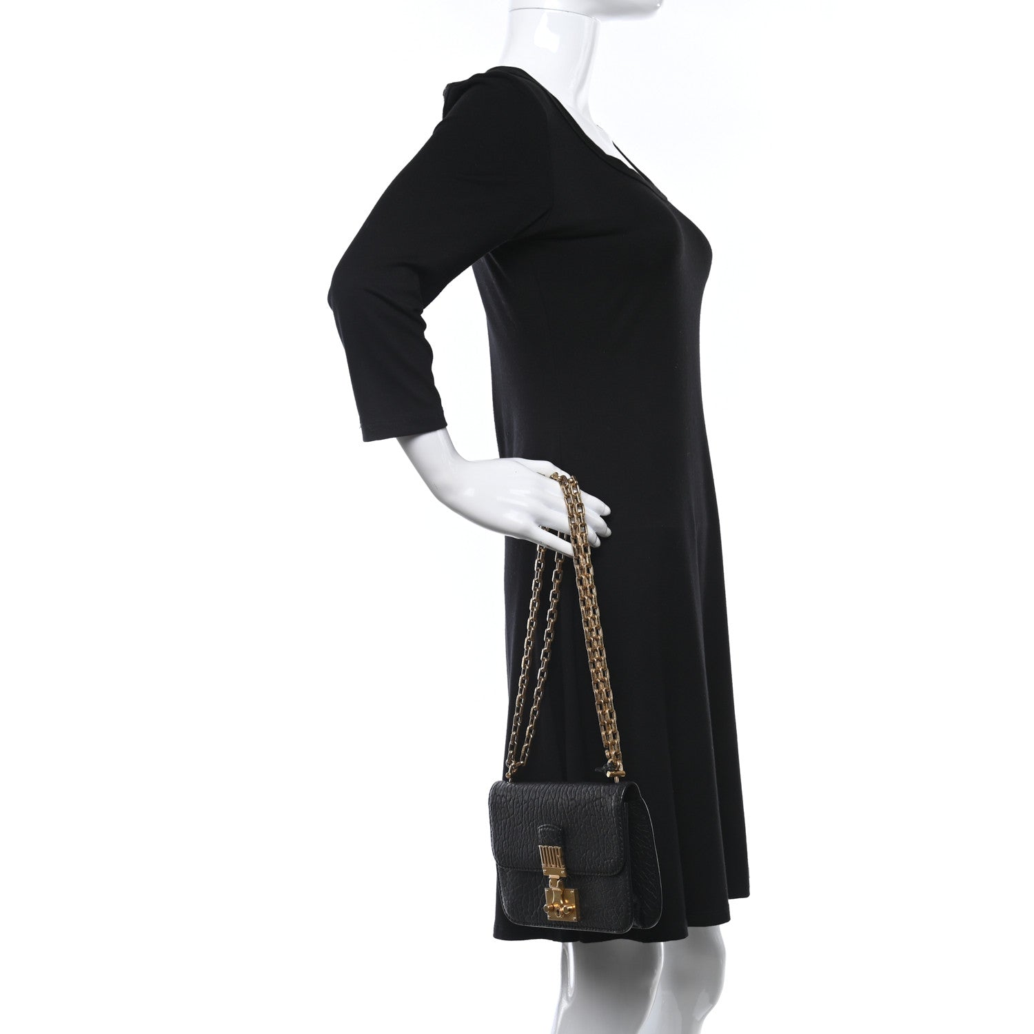 Christian Dior Canyon Grained Lambskin Large Dioraddict Flap Bag Black 3 of 10