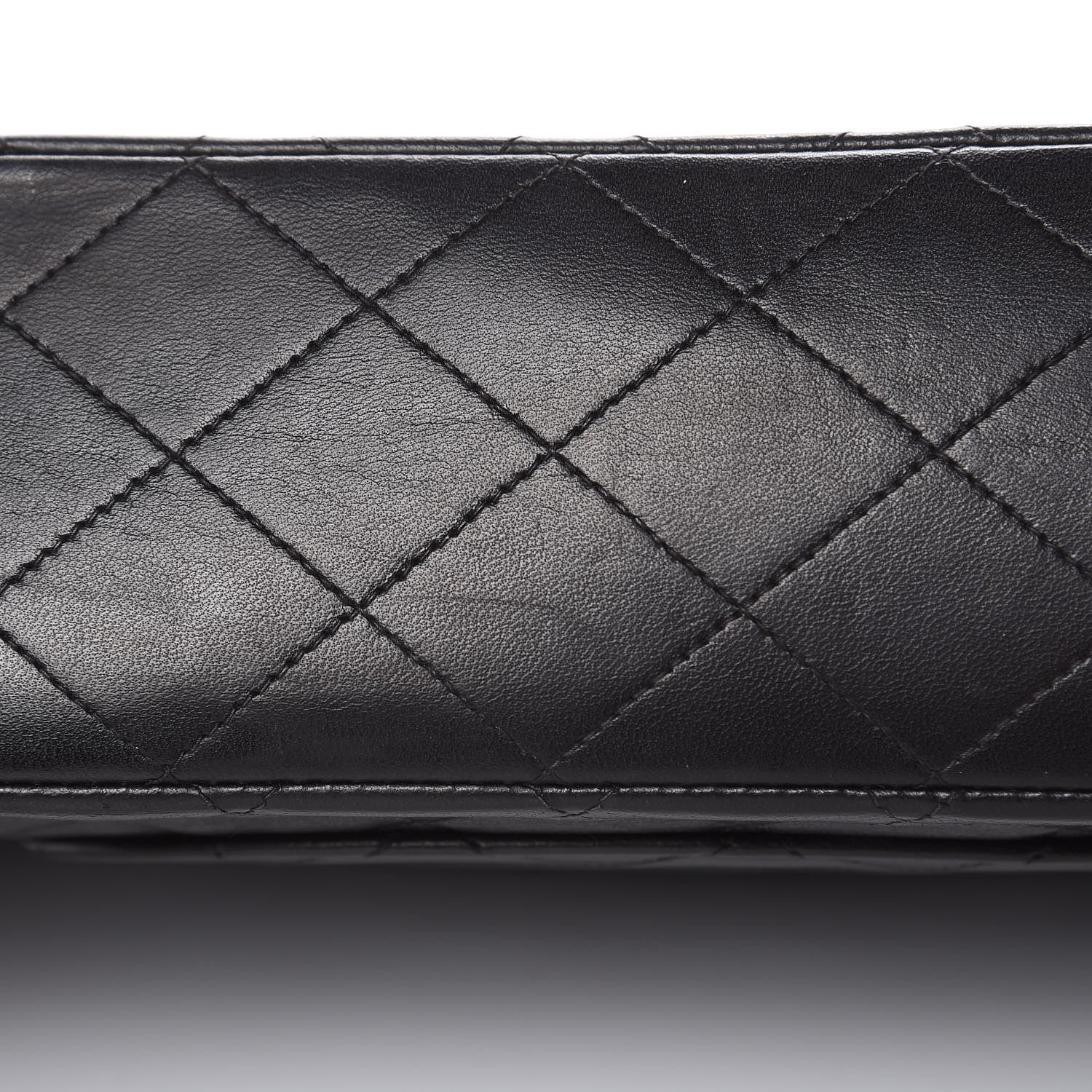 Chanel Lambskin Quilted Medium Double Flap Black 11 of 17