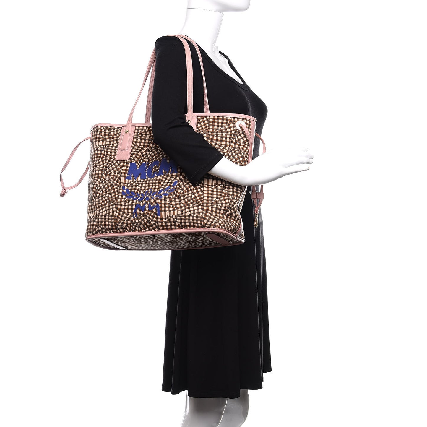 Visetos Medium Liz Reversible Shopper Tote Soft Pink
