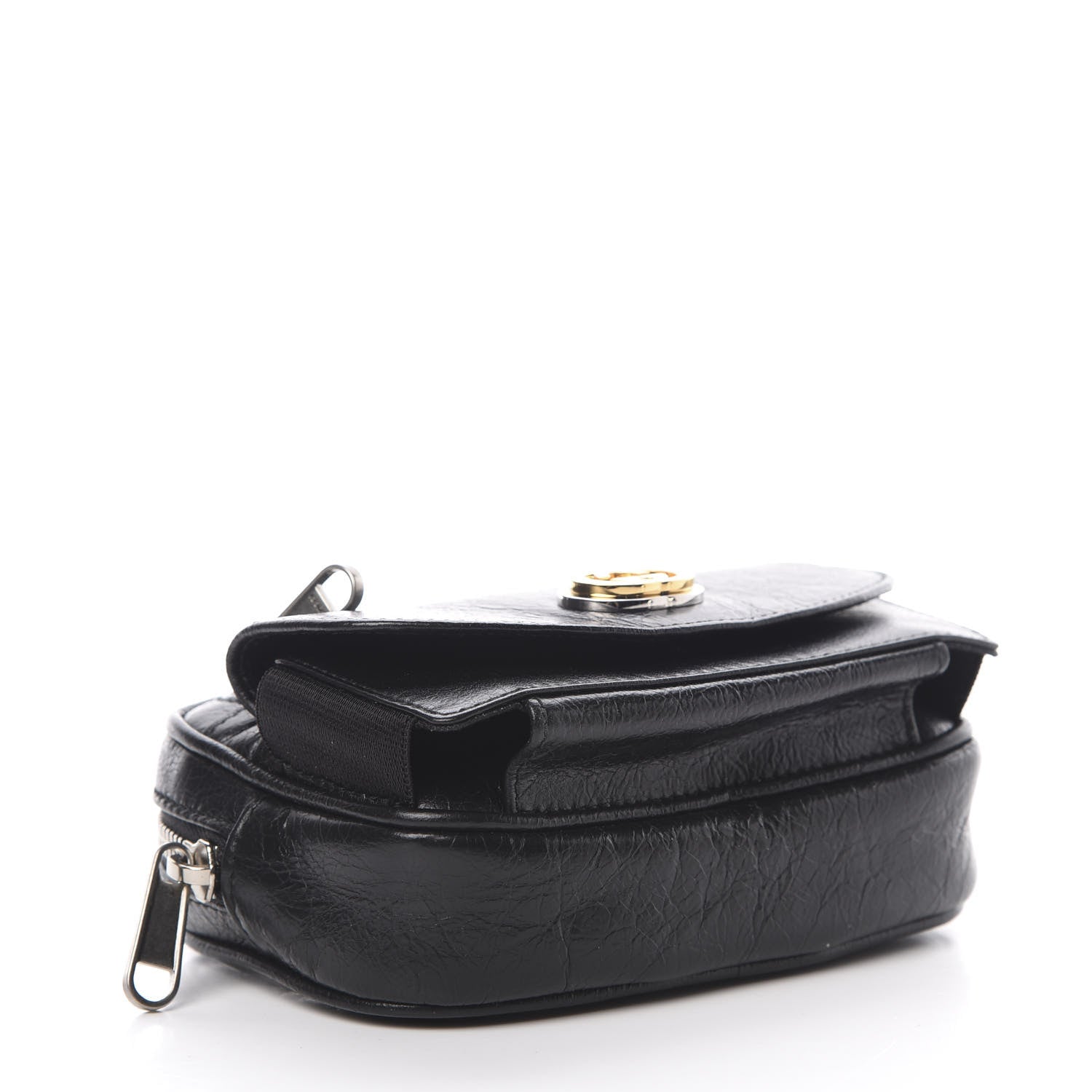 Gucci Fluffy Calfskin Mini Morpheus Belt Bag 90 36 Black 4 of 12