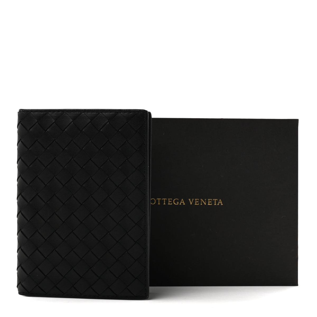 Bottega Veneta Nappa Intrecciato Passport Case Black 7 of 7