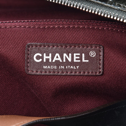 Chanel Iridescent Calfskin In The Mix Bowler Green 6 of 7