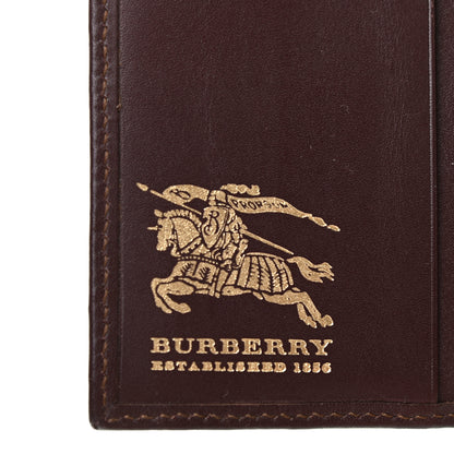 Burberry Calfskin House Check Wallet Brown 6 of 9