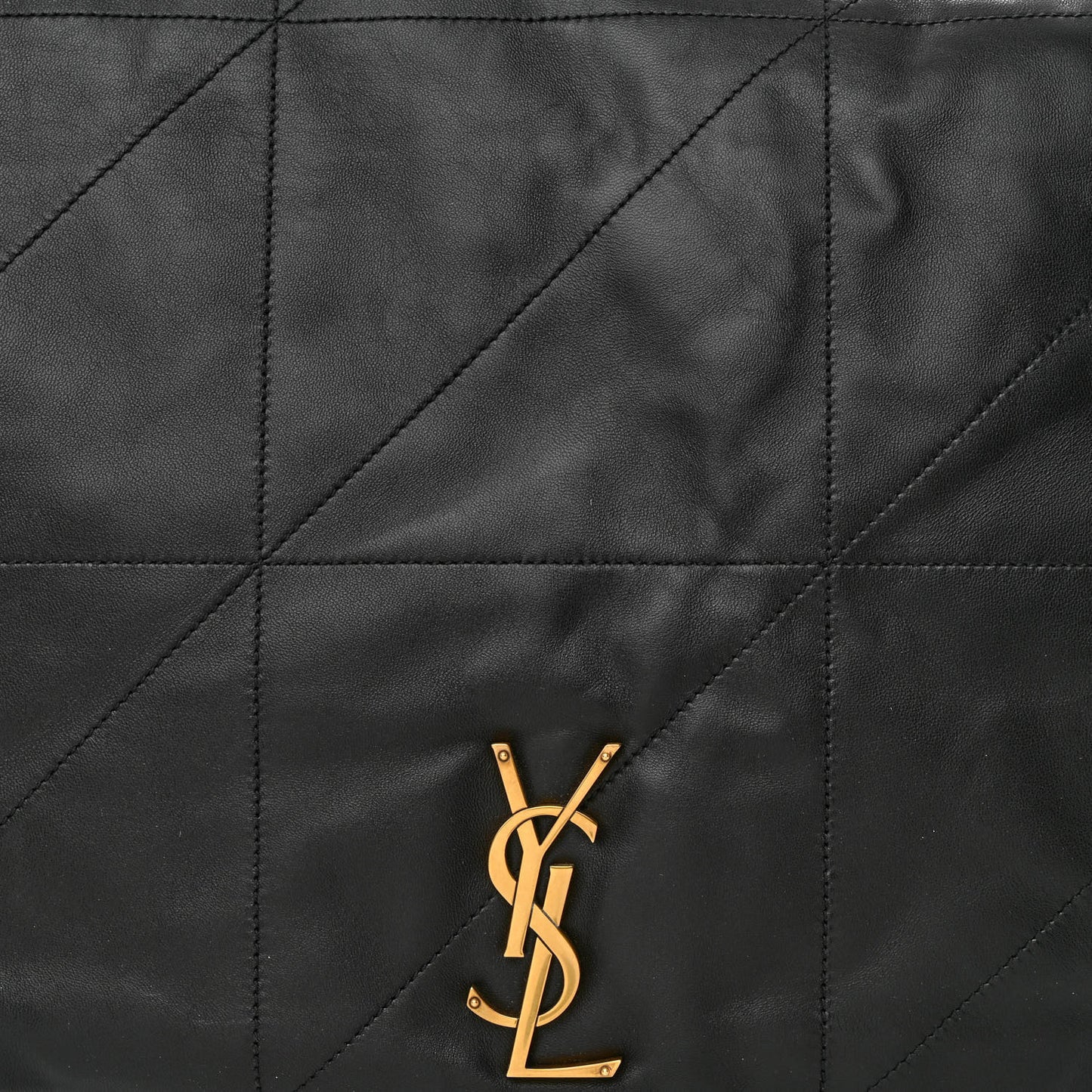 Lambskin Matelasse Monogram Large Jamie 4.3 Black