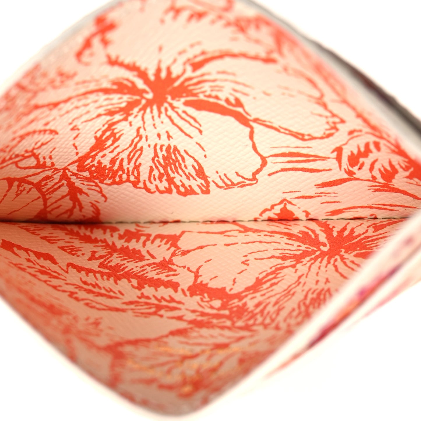 Monogram Tiles By The Pool Card Holder Coral