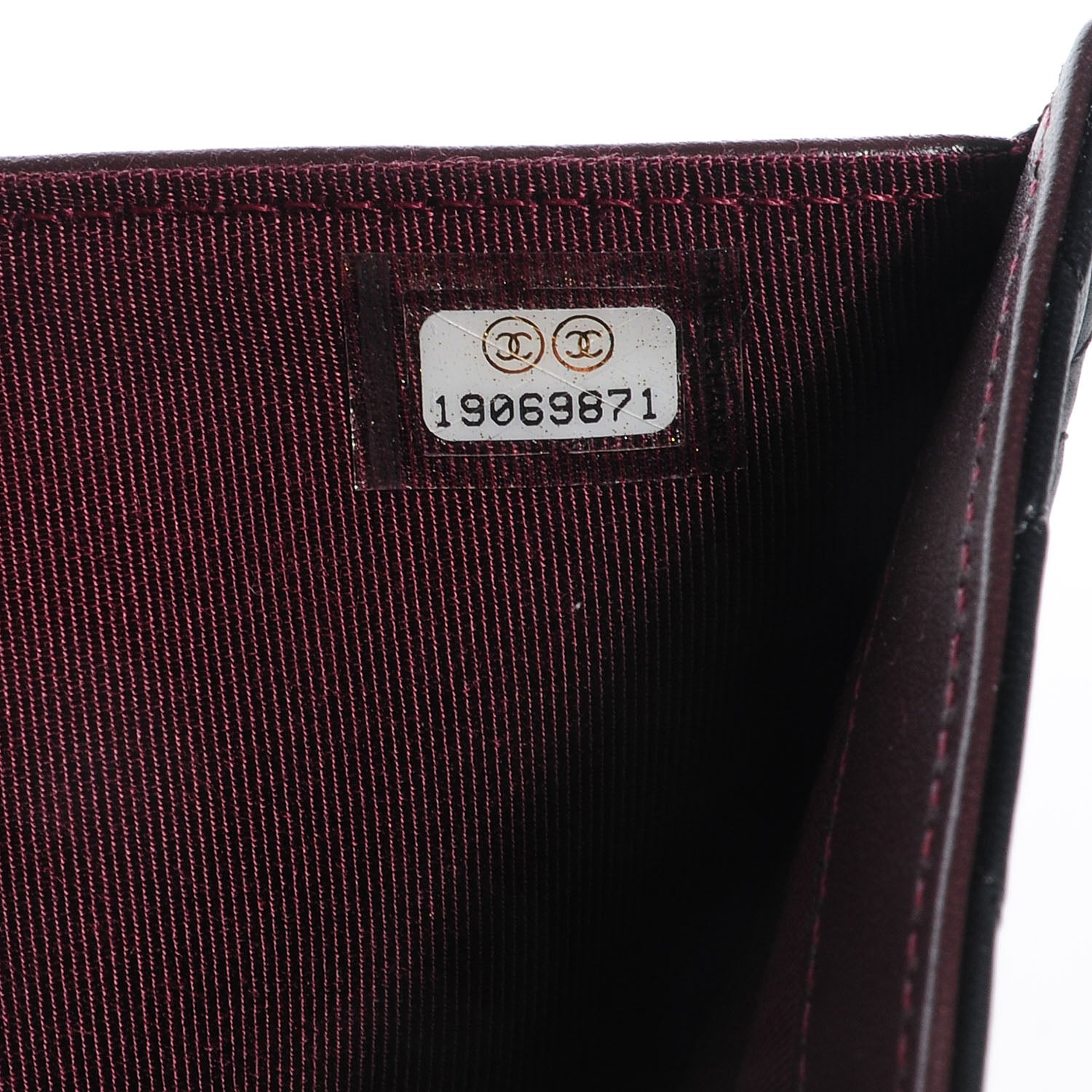 Chanel Lambskin Quilted Large Flap Wallet Black 7 of 9