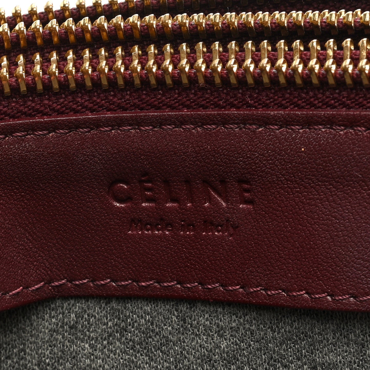 Smooth Lambskin Small Trio Crossbody Bag Burgundy