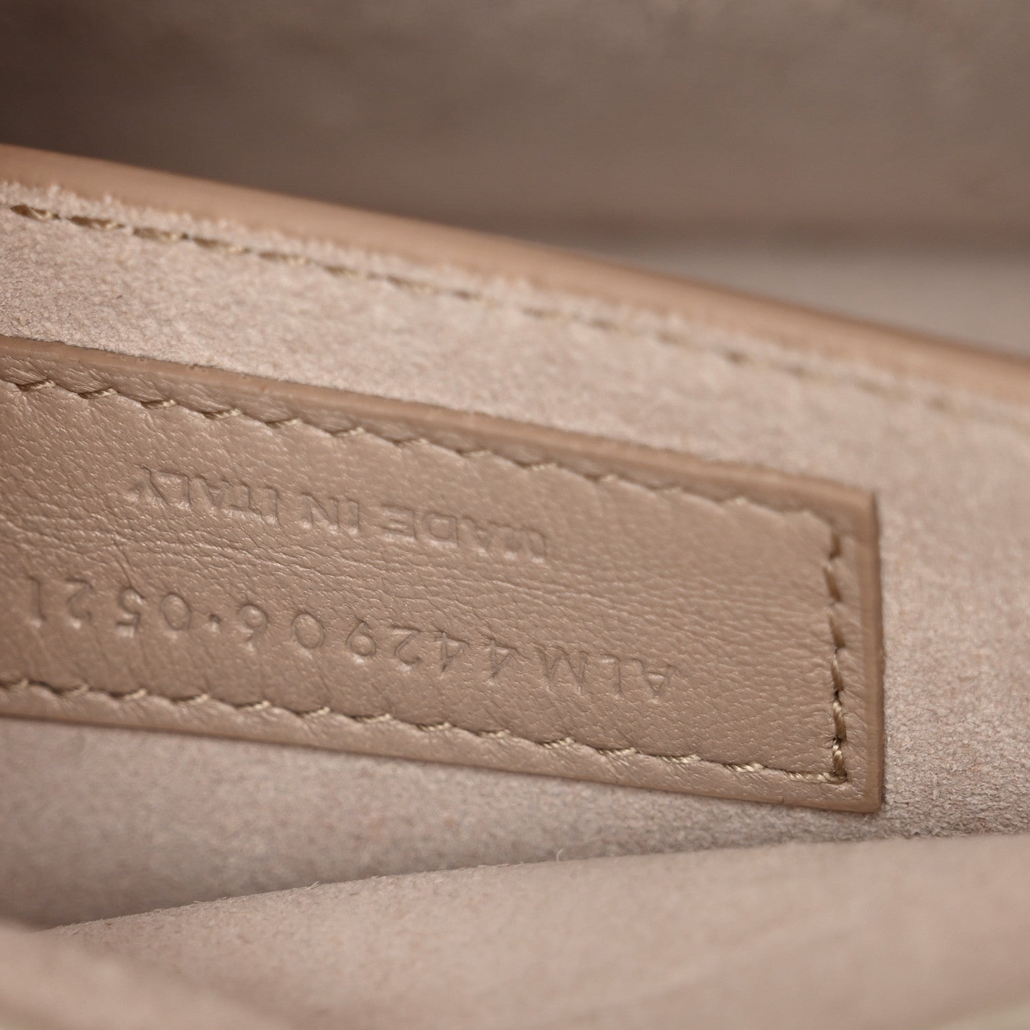 Saint Laurent Calfskin Medium Monogram Sunset Crema Soft 7 of 12