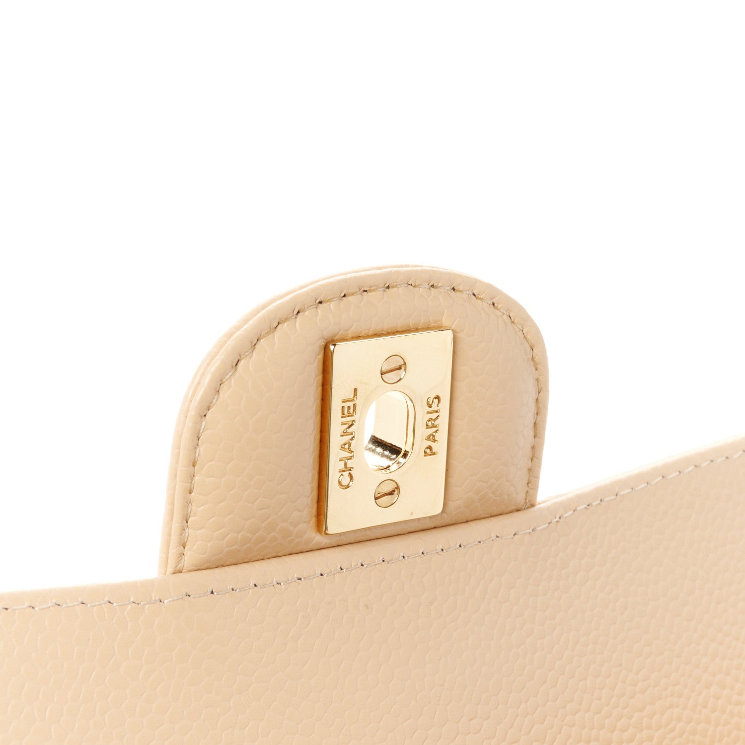 Chanel Caviar Quilted Small Double Flap Beige 7 of 11