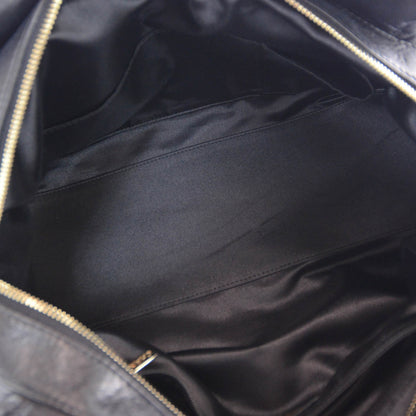 Chanel Distressed Lambskin Lady Braid Bowler Black 9 of 10