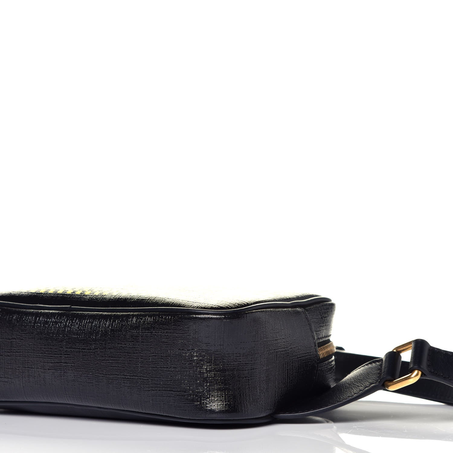 Versace Coated Canvas 90's Logo Belt Bag Black 9 of 9
