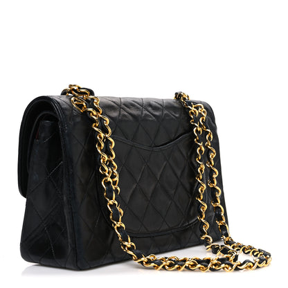 Chanel Lambskin Quilted Small Double Flap Black 3 of 11
