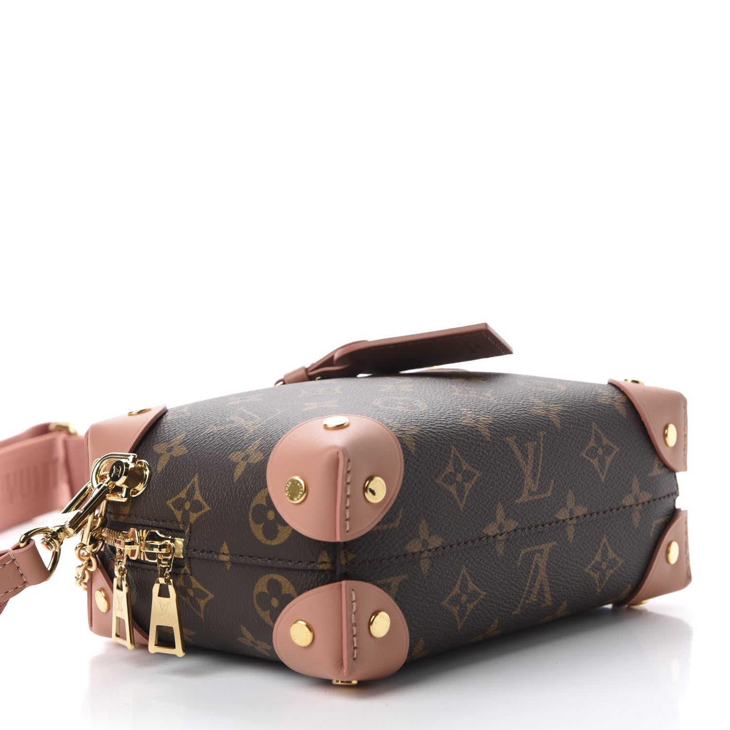 Louis Vuitton Monogram Petite Malle Souple Peach 4 of 10
