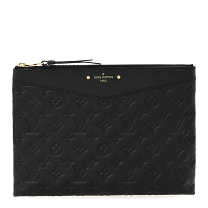Louis Vuitton Empreinte Daily Pouch Black 1 of 10