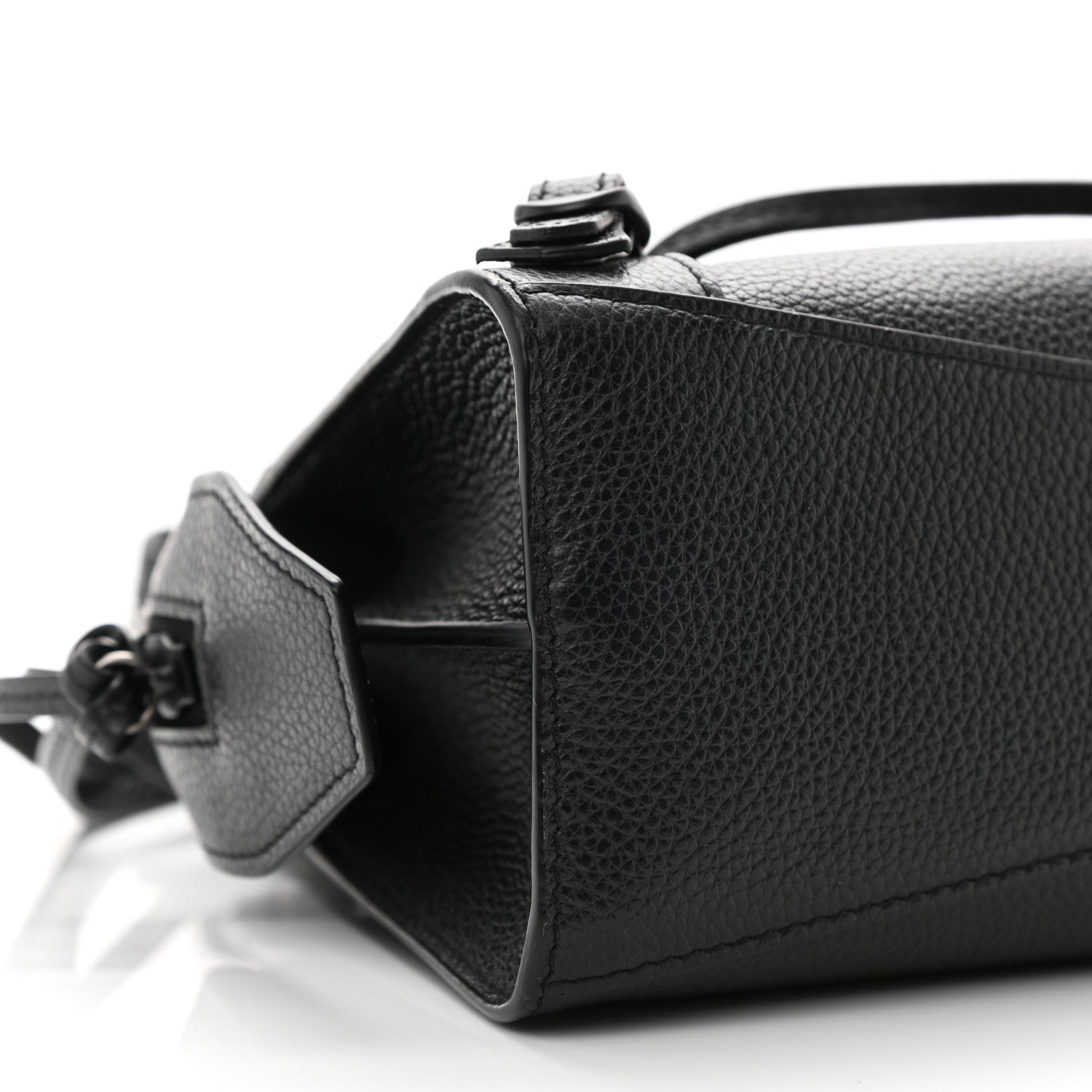 Balenciaga Grained Calfskin Neo Classic Black Hardware Mini City Black 9 of 11