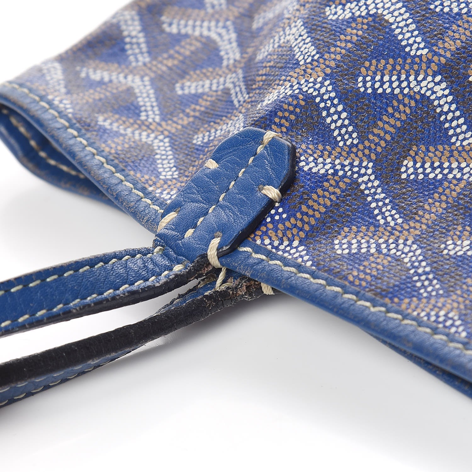 Goyard Saint Louis Junior Jr PM Tote Blue 14 of 26