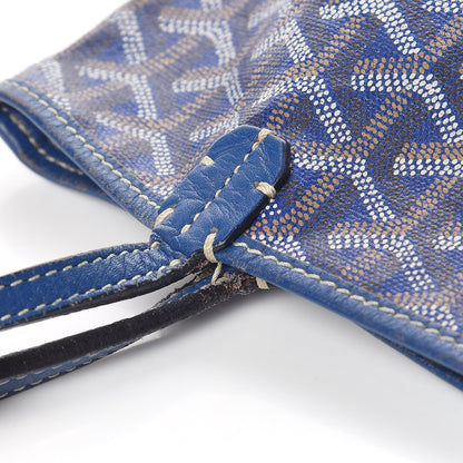 Goyard Saint Louis Junior Jr PM Tote Blue 14 of 26
