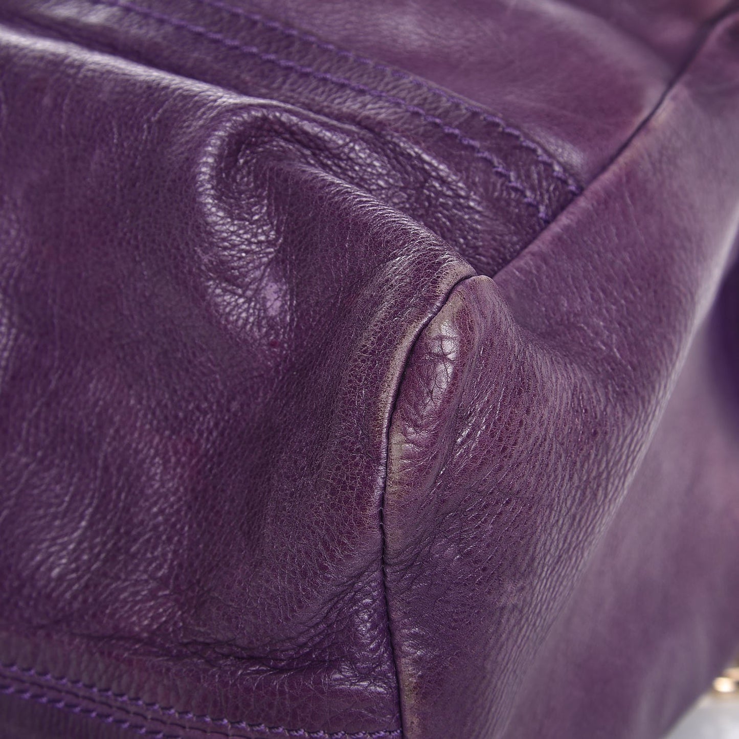 Sugar Goatskin Medium Pandora Dark Violet