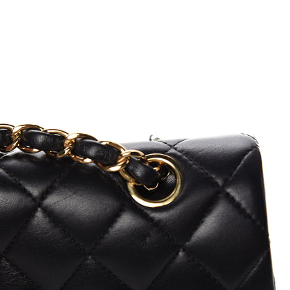 Chanel Lambskin Quilted Medium Double Flap Black 9 of 12