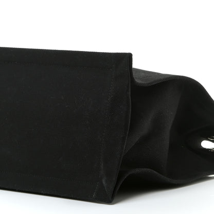 Saint Laurent Linen Calfskin Rive Gauche Tote Black 9 of 17