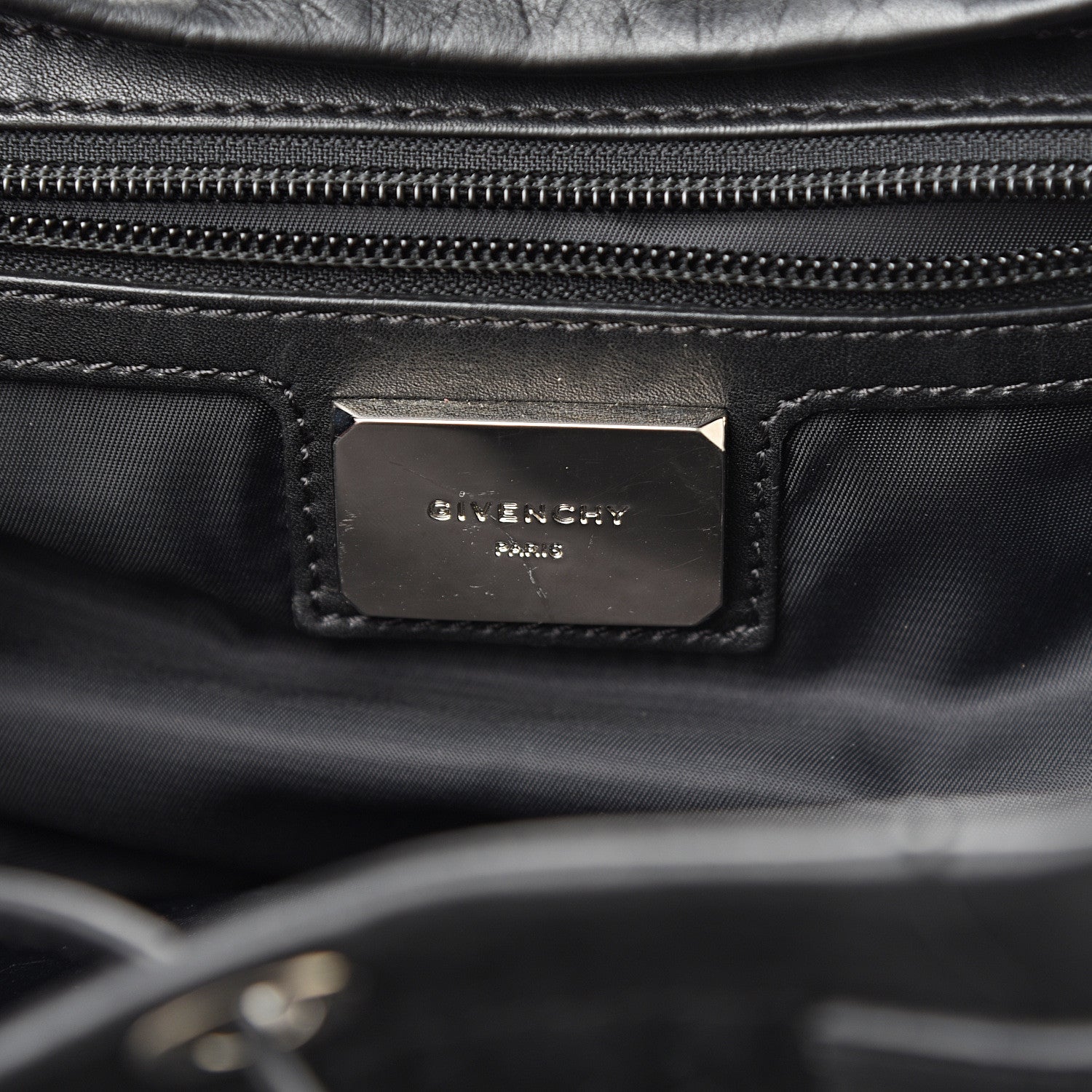Givenchy Calfskin Star Embossed Obsedia Backpack Black 5 of 11