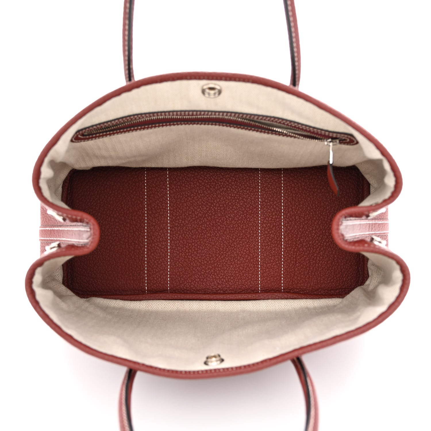 Hermes Negonda Garden Party Tote 30 TPM Rouge H 5 of 10