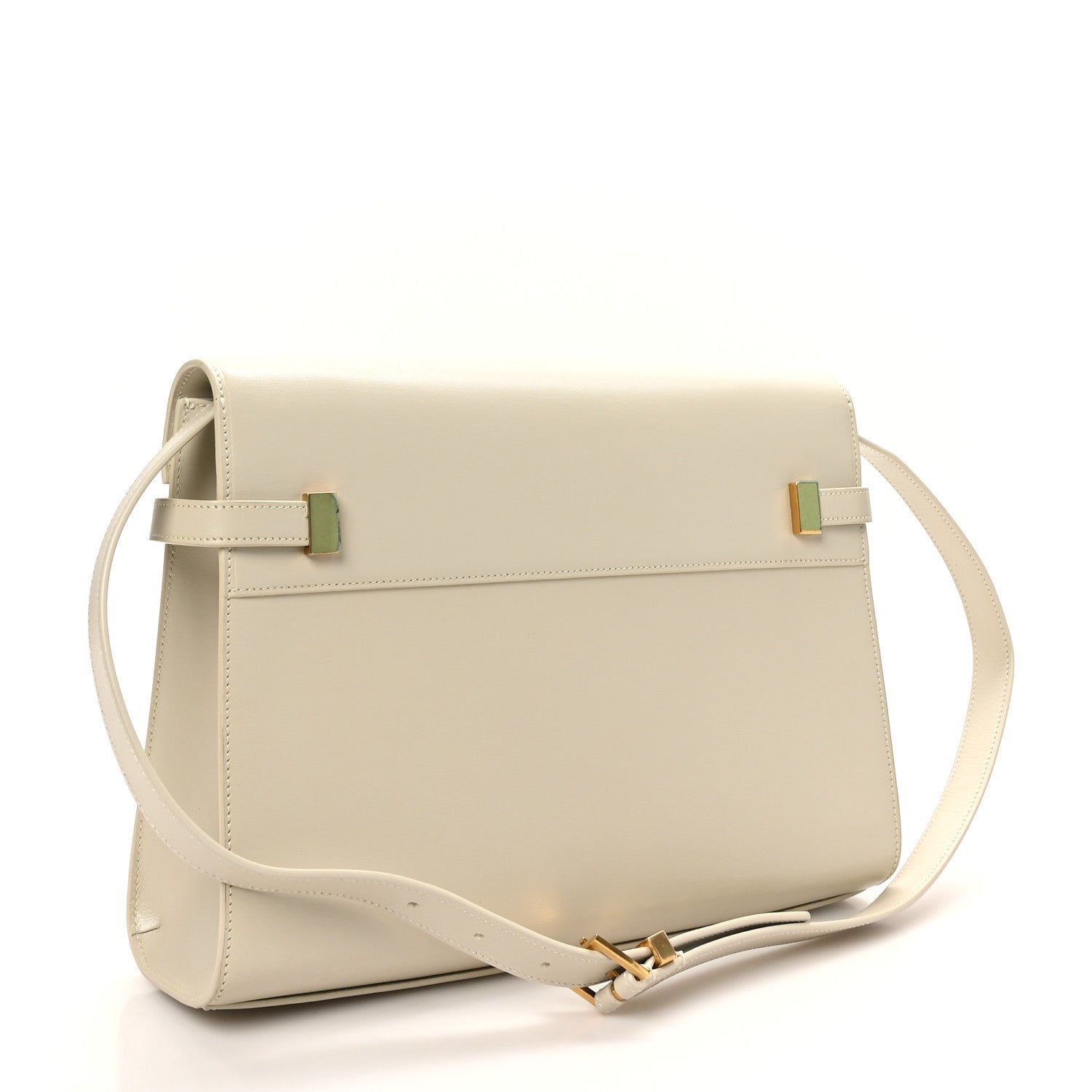 Saint Laurent Smooth Calfskin Manhattan Shoulder Bag Crema Soft 3 of 10