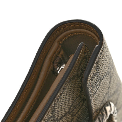 Gucci GG Supreme Monogram Dionysus Card Case Wallet Beige Taupe 8 of 8