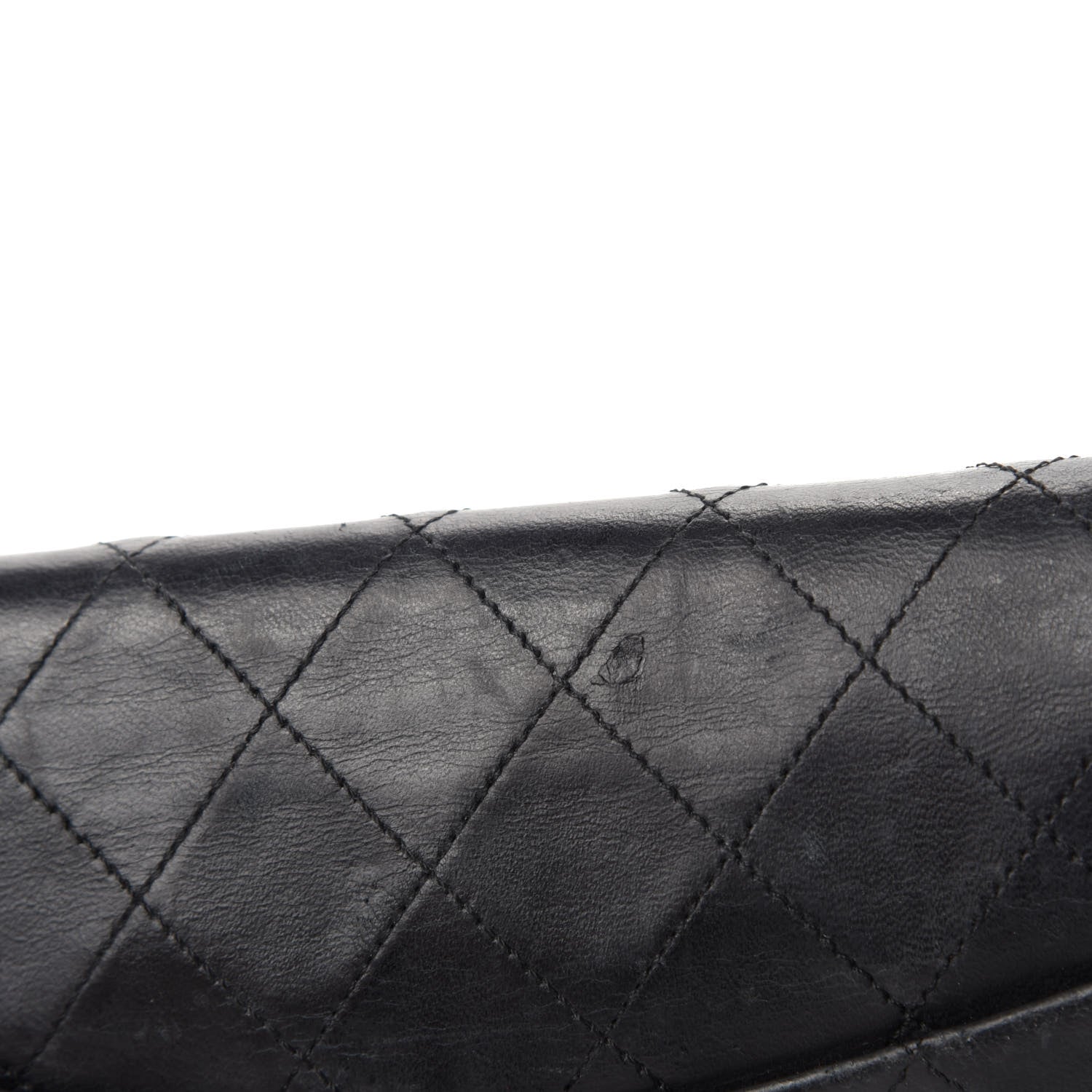 Chanel Lambskin Quilted Medium Double Flap Black 11 of 17