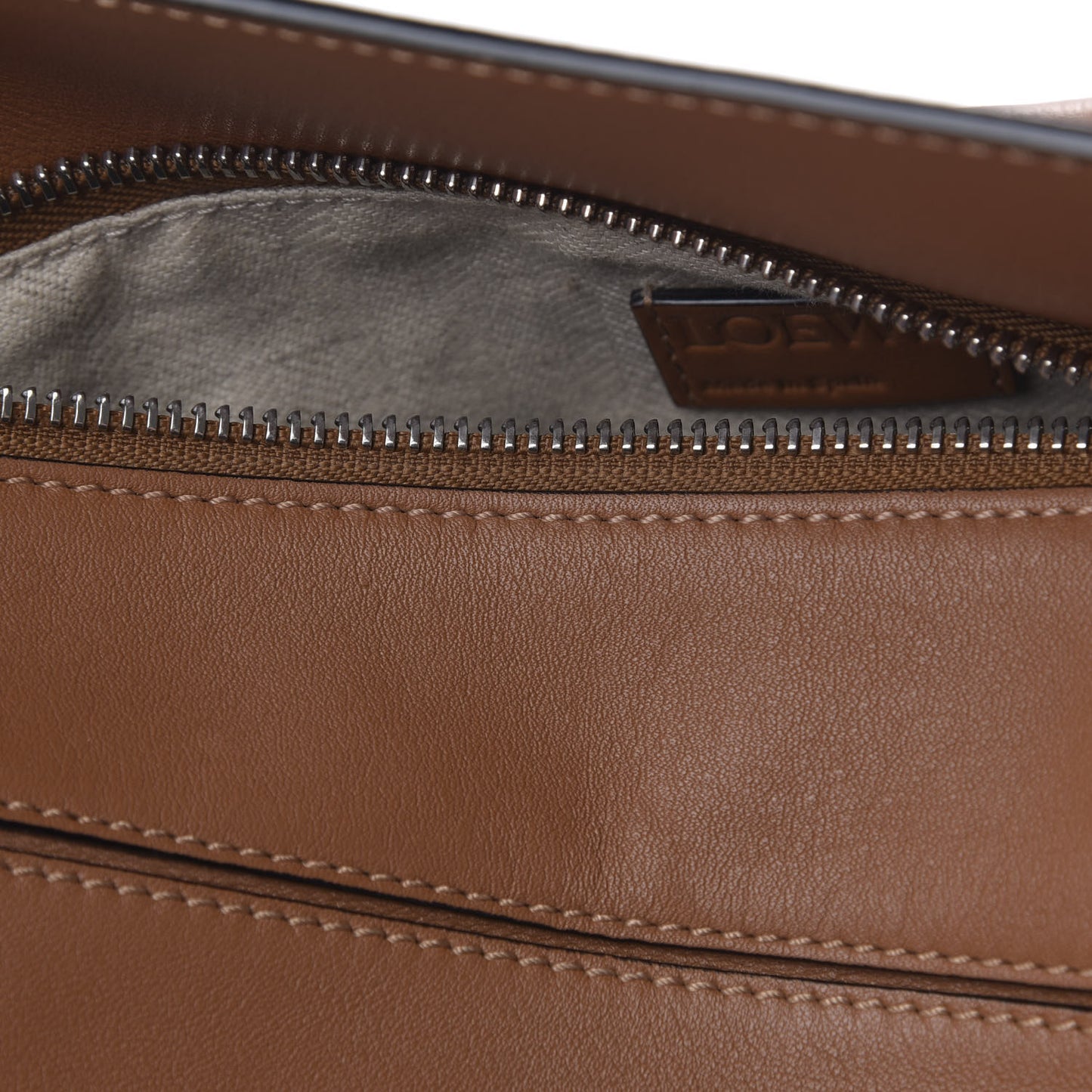 Calfskin Medium Puzzle Bag Brown