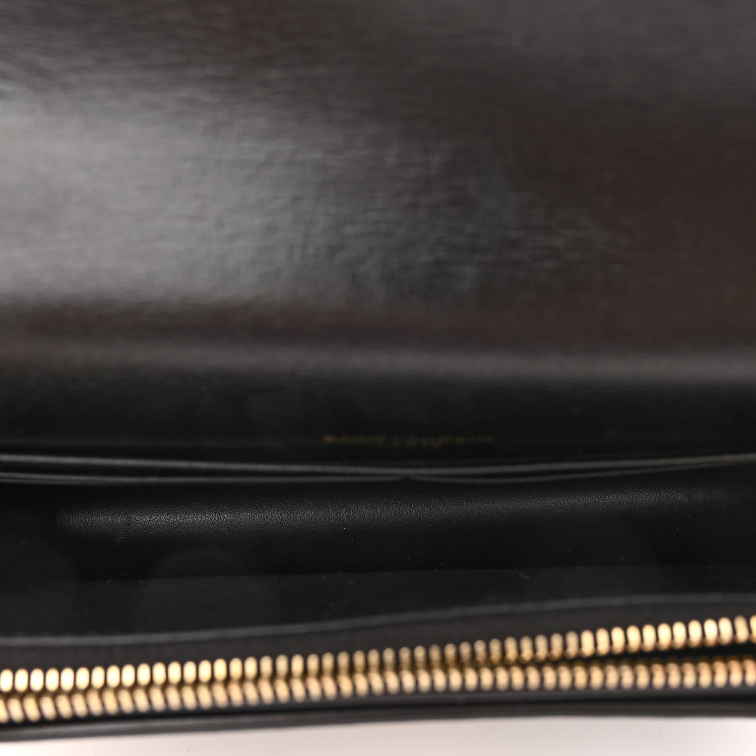 Saint Laurent Calfskin Monogram Sunset Chain Wallet Black 5 of 9