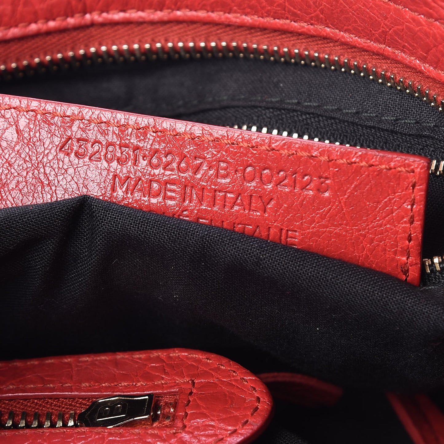 Agneau Gold Metallic Edge Hardware S City Rouge Rubis