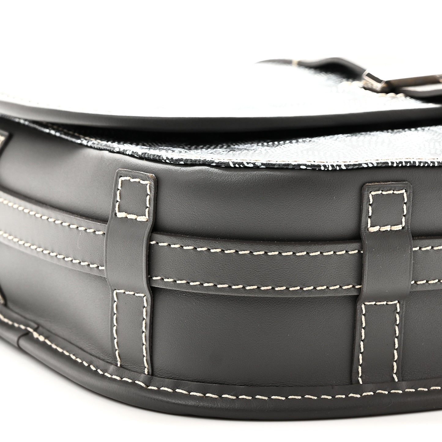 Goyardine Belvedere II PM Messenger Bag Gray