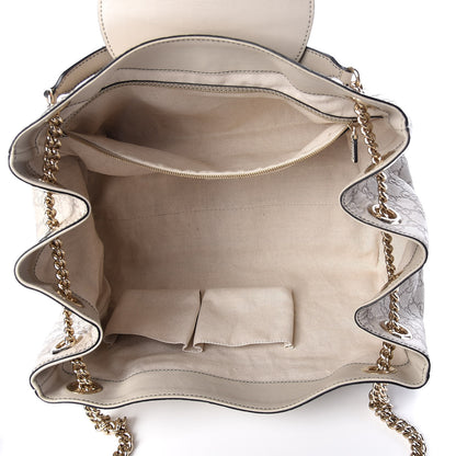 Gucci Guccissima Signature Medium Emily Shoulder Bag Mystic White 5 of 10