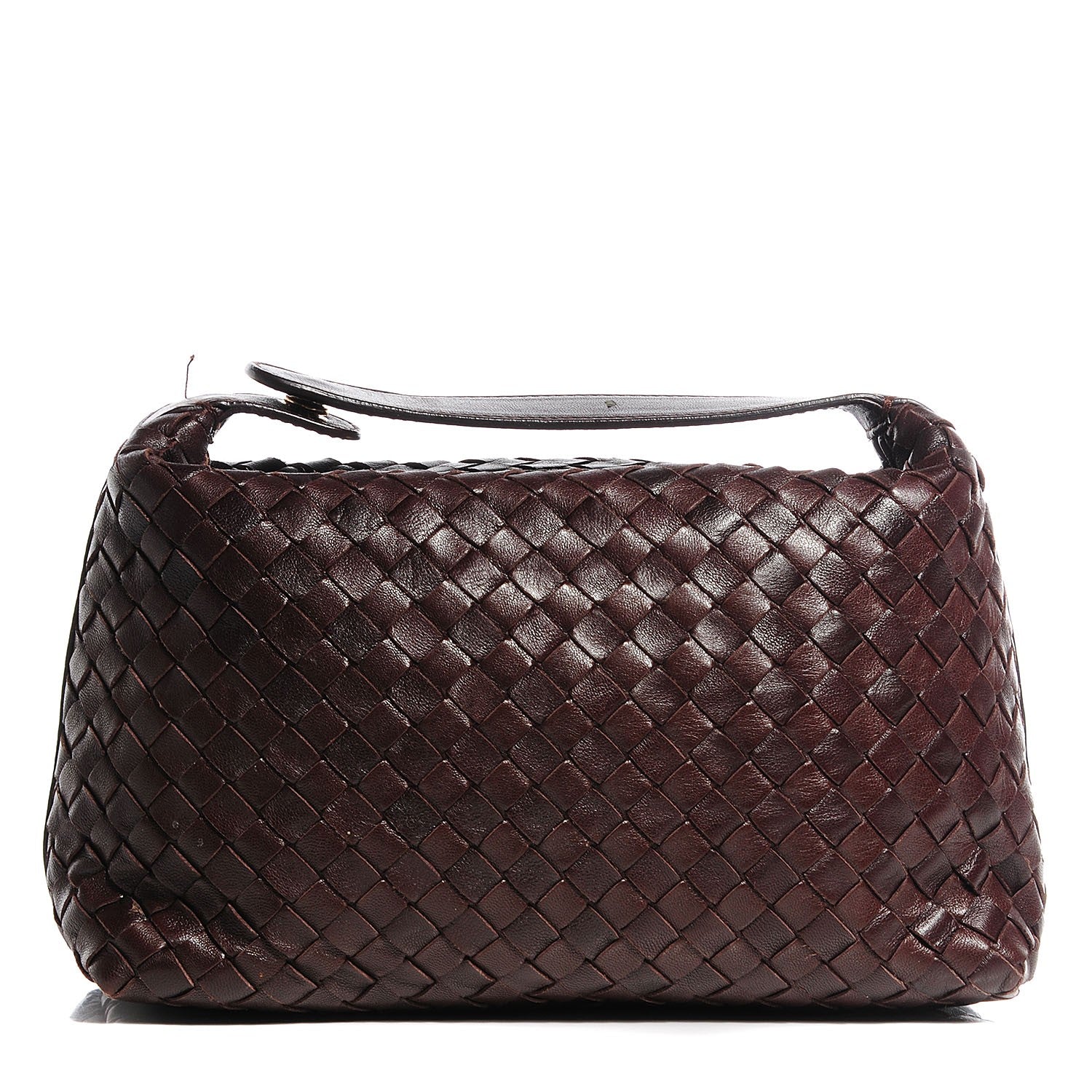 Bottega Veneta Nappa Intrecciato Large Cosmetic Case Ebano 1 of 14