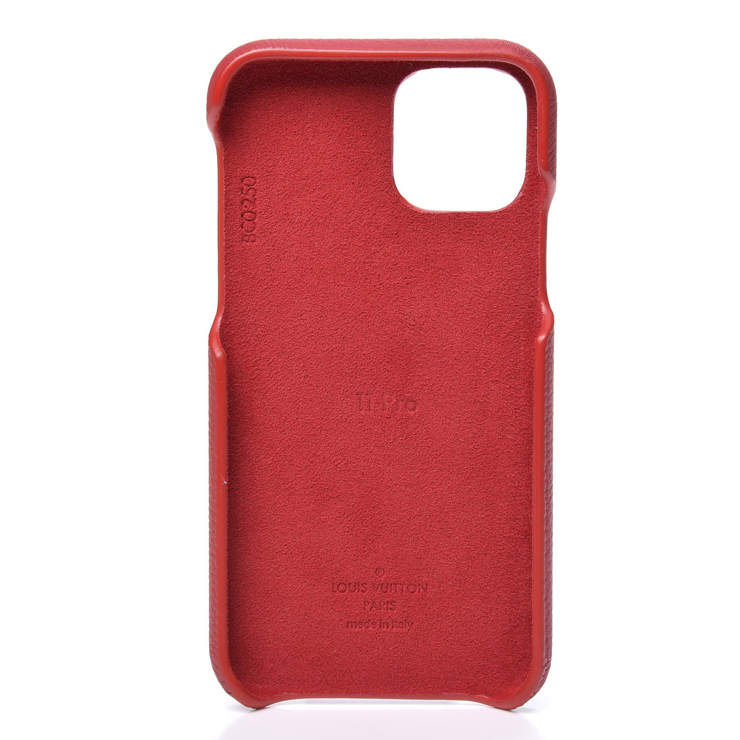 Louis Vuitton Calfskin Monogram iPhone 11 Pro Max Bumper Scarlet 4 of 9