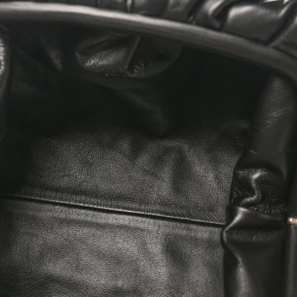 Bottega Veneta Smooth Butter Calf The Pouch Oversized Clutch Black 5 of 9