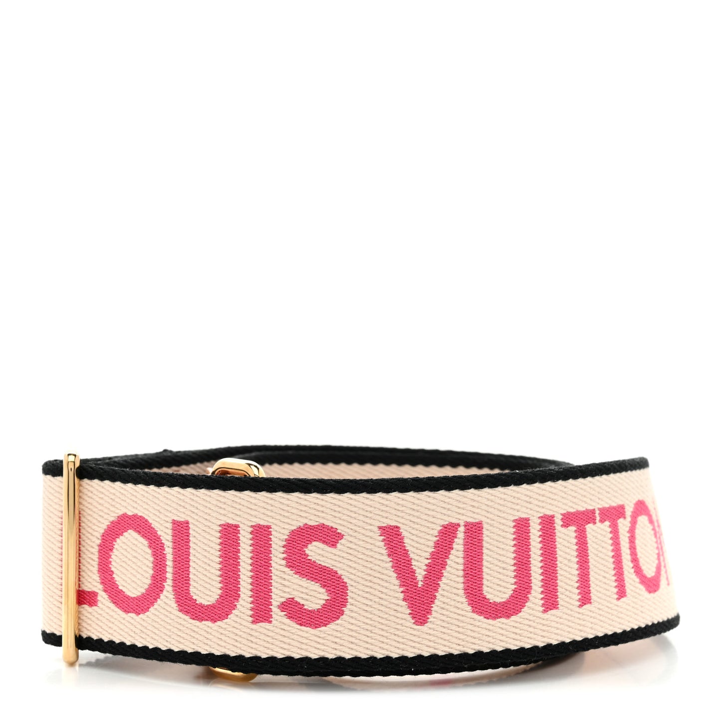 Jacquard Shoulder Strap Black White Pink