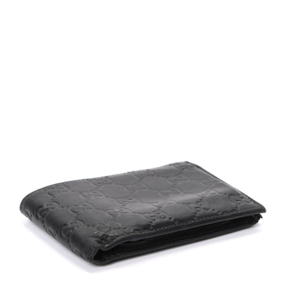 Gucci Guccissima Bi-Fold Wallet Black 4 of 7