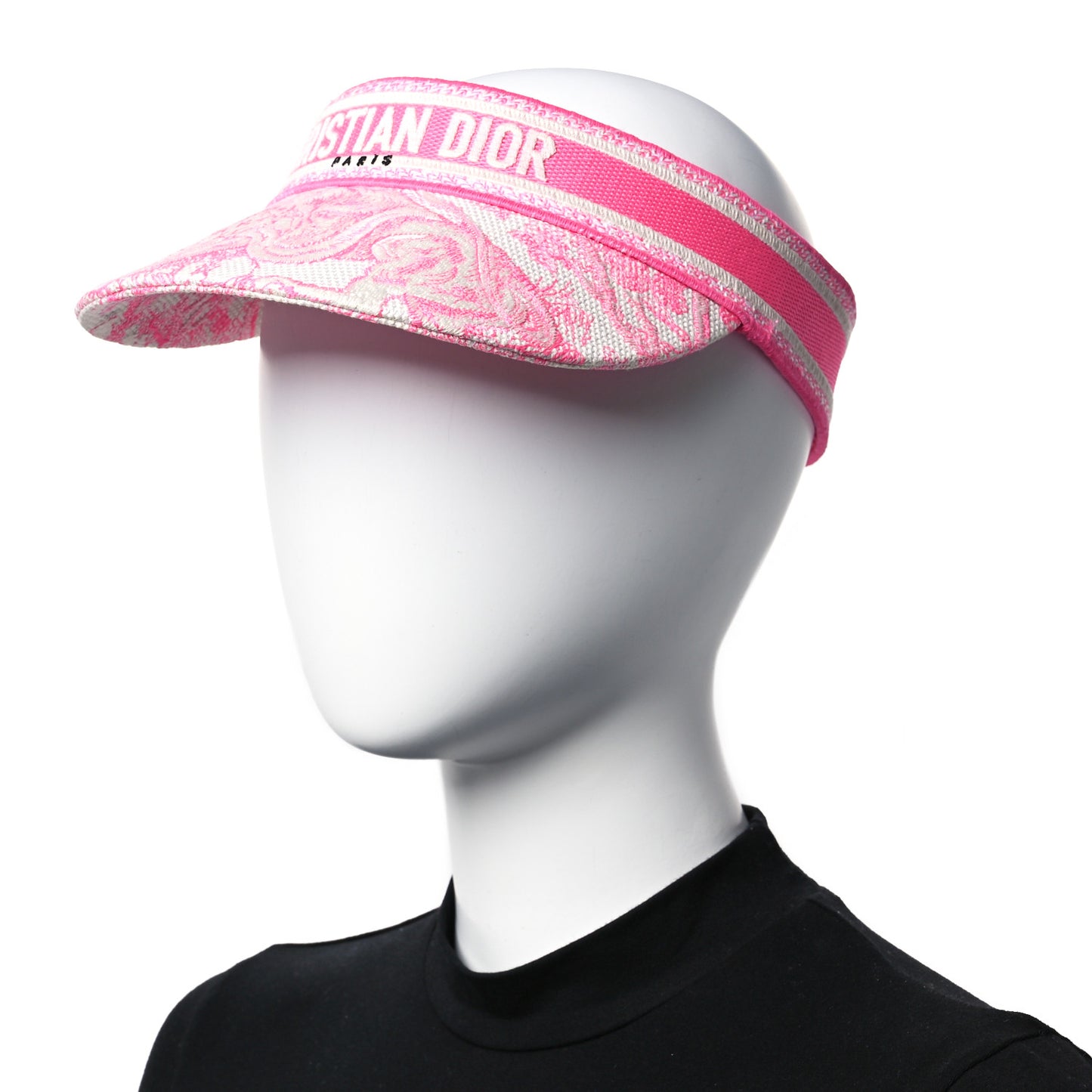 Toile De Jouy Reverse Visor Fluorescent Pink