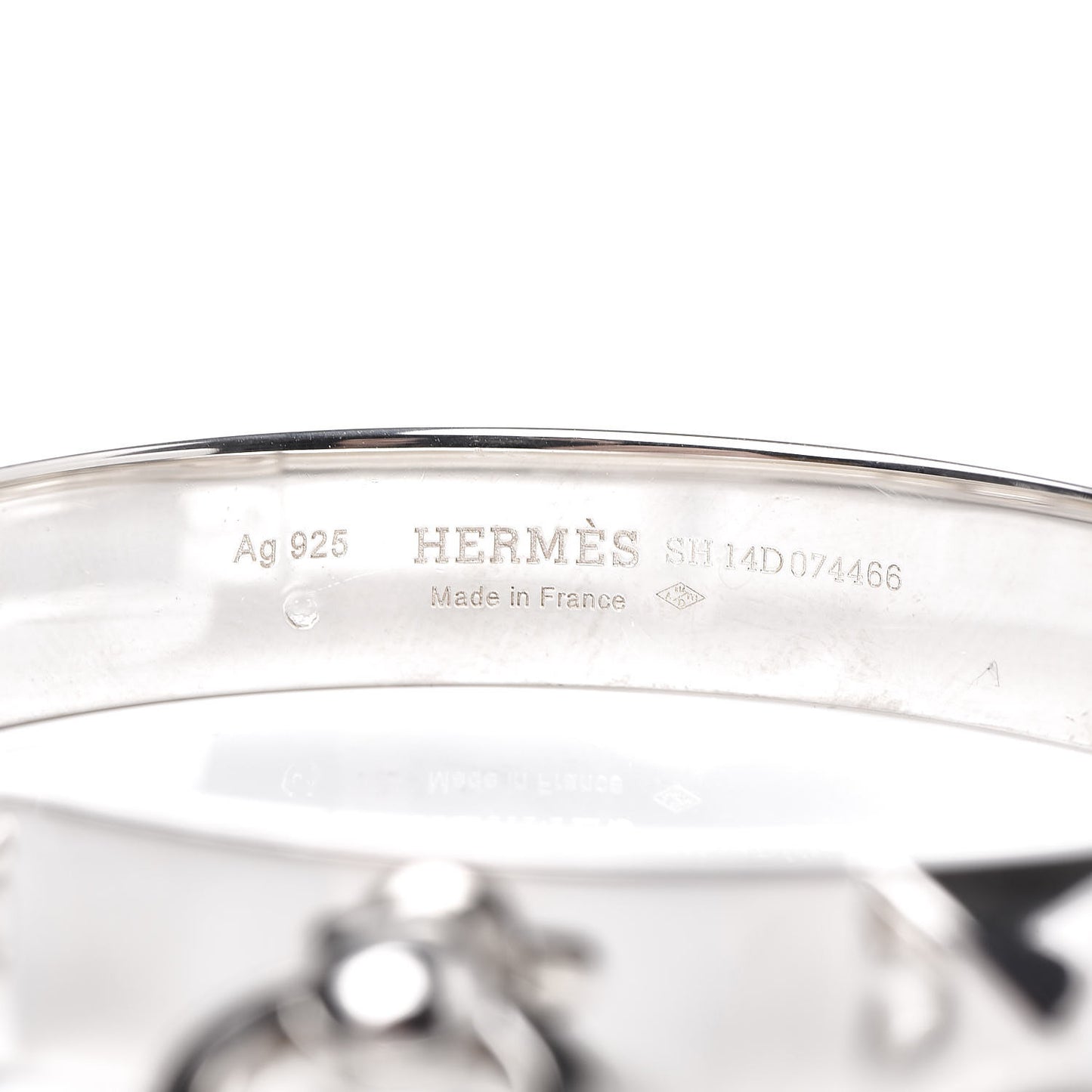 Sterling Silver PM Collier De Chien Bracelet SH