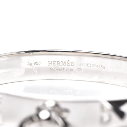 Hermes Sterling Silver PM Collier De Chien Bracelet SH 4 of 5