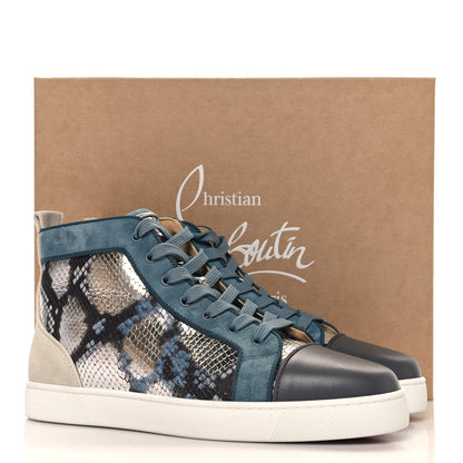 Christian Louboutin Metallic Calfskin Amazonia Suede Mens Louis Orlato Flat Sneaker 43.5 Multicolor 10 of 10